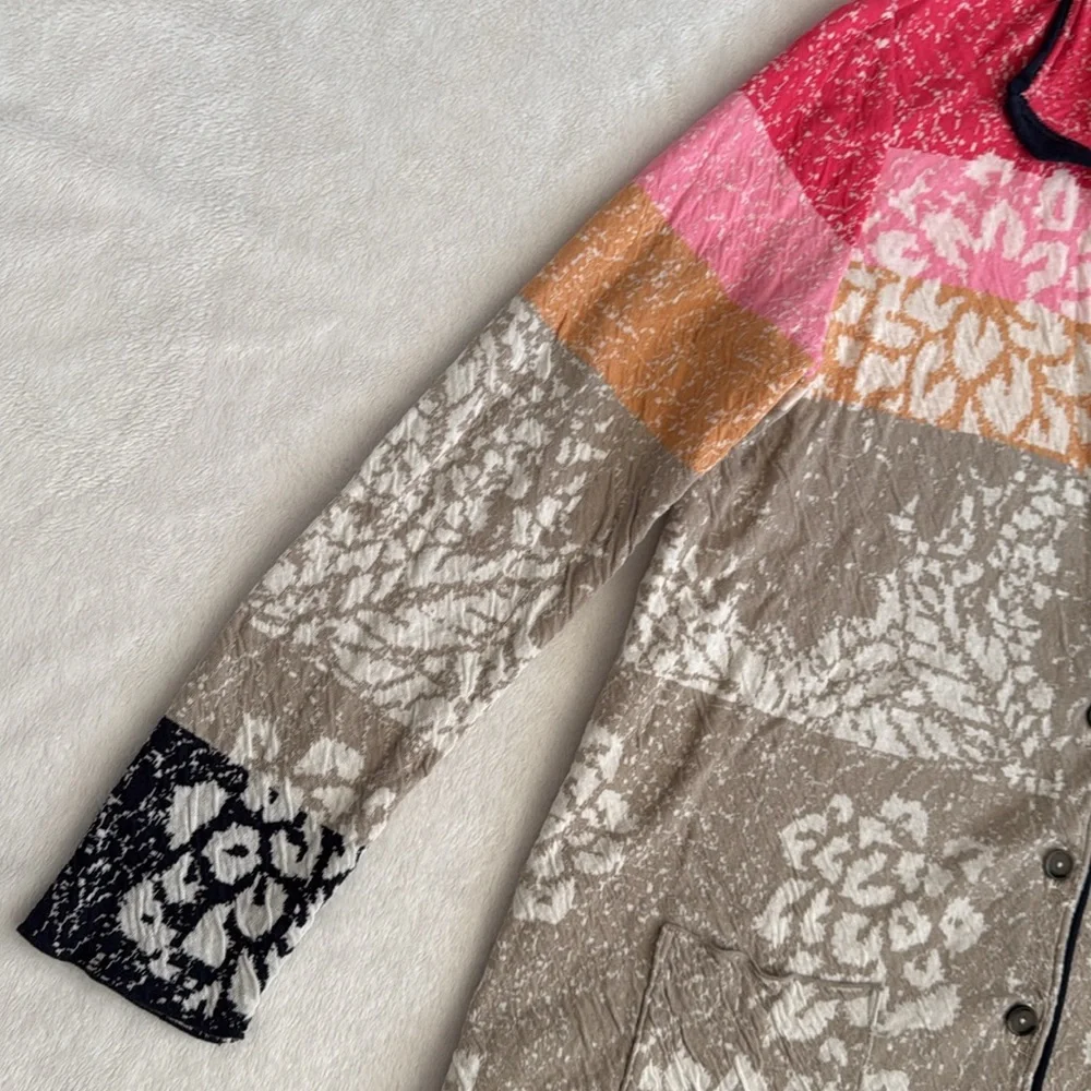 Nic + Zoe | Susana Sunset Seeker Button Front Long Cotton Cardigan Duster (M) - Picture 6 of 16